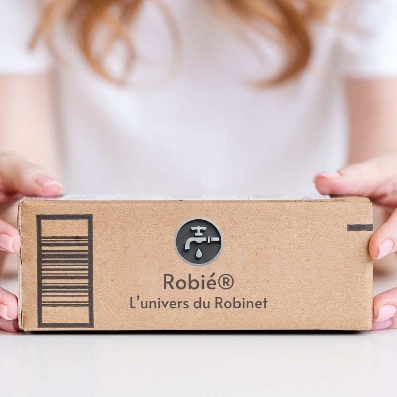 Robinet Lavabo - Cascade à Poignées de Cristal Chrome | Robié® Chrome
