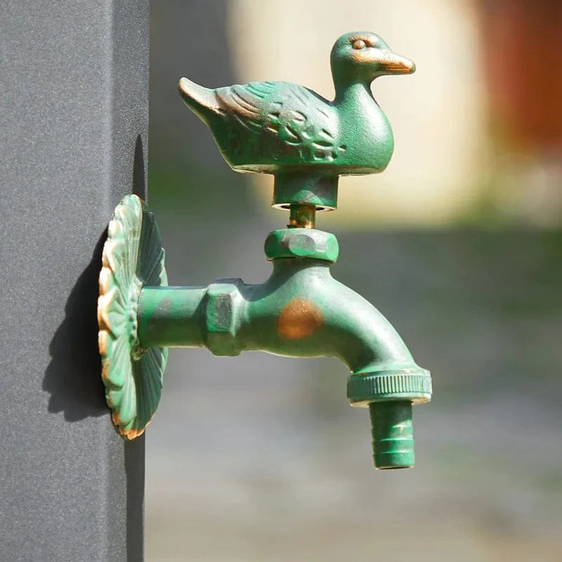 Robinet Extérieur en bronze - Canard | Robié® Canard