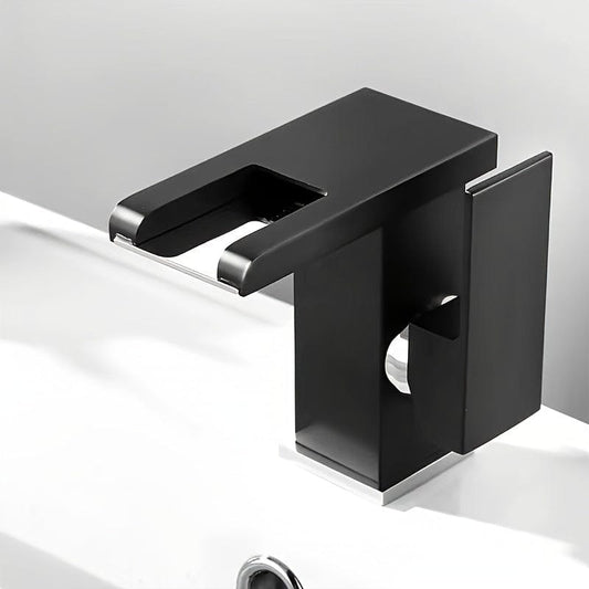Robinet Salle de Bain - Luxor Cascade Noir | Robié® Noir